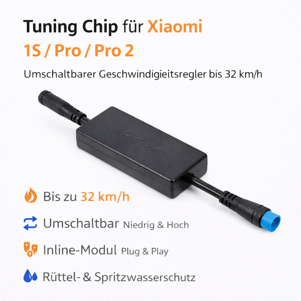 Tuning Chip für Xiaomi 1S / Pro / Pro 2 – Geschwindigkeitsregler bis 38 km/h (Umschaltbar)
